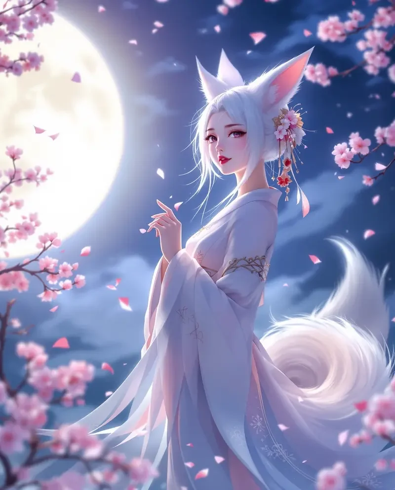 月见狐 角色立绘